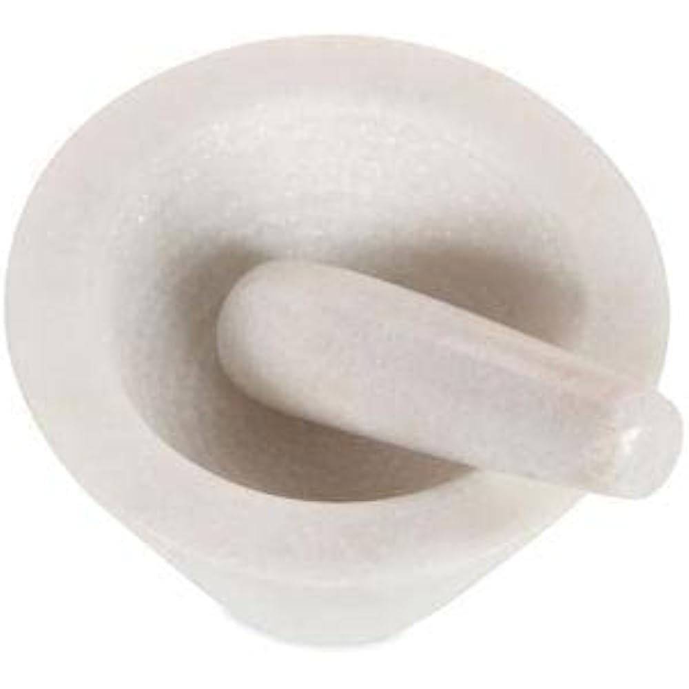 BOSKA Mortar and Pestle White 100 x 100 x 60mm φ10cml Stick 10.5cm Capacity: Approx. 100ml Pestle & Motor Set 330309