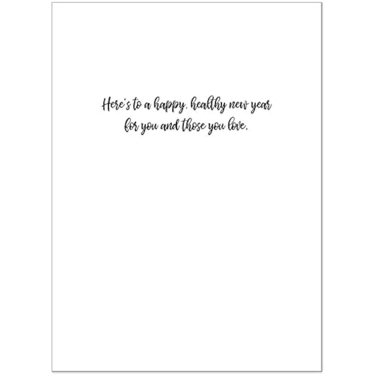 25 Premium New Year Cards - Confetti Balloon Design with Gold Glitter Foil Embossed - 26 White Envelopes - FSC Mix