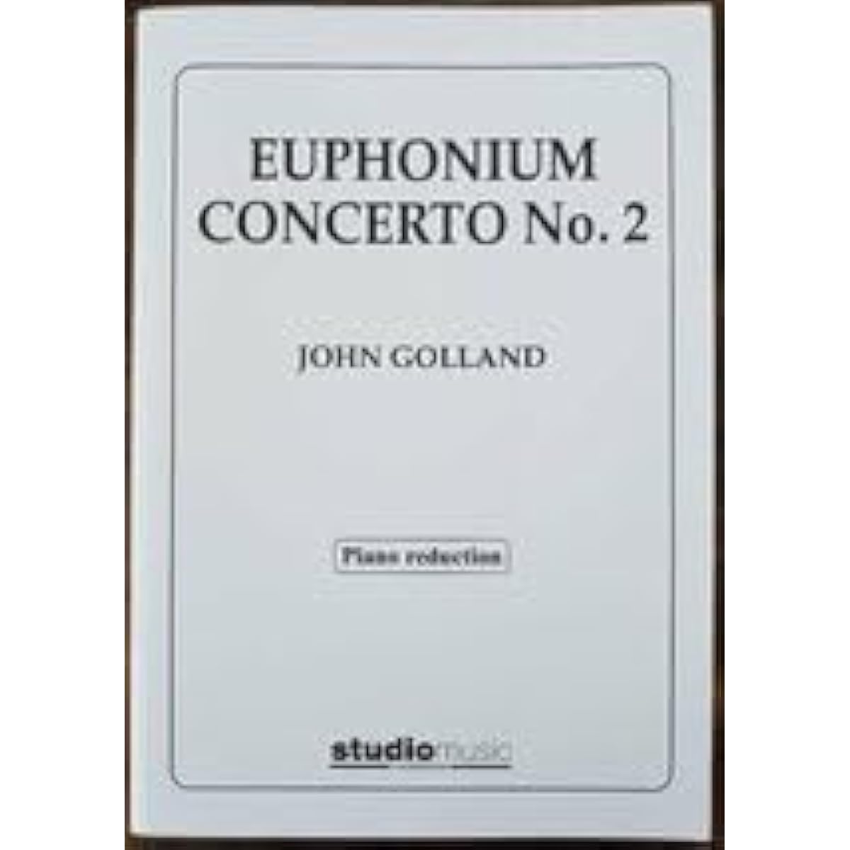 Euphonium sheet music John Gowland: Euphonium Concerto No. 2 Listen now Euphonium & Piano