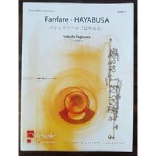 Wind Orchestra Score by Kyoji Yagisawa Fanfare "Hayabusa" Listenable Score and Parts Set