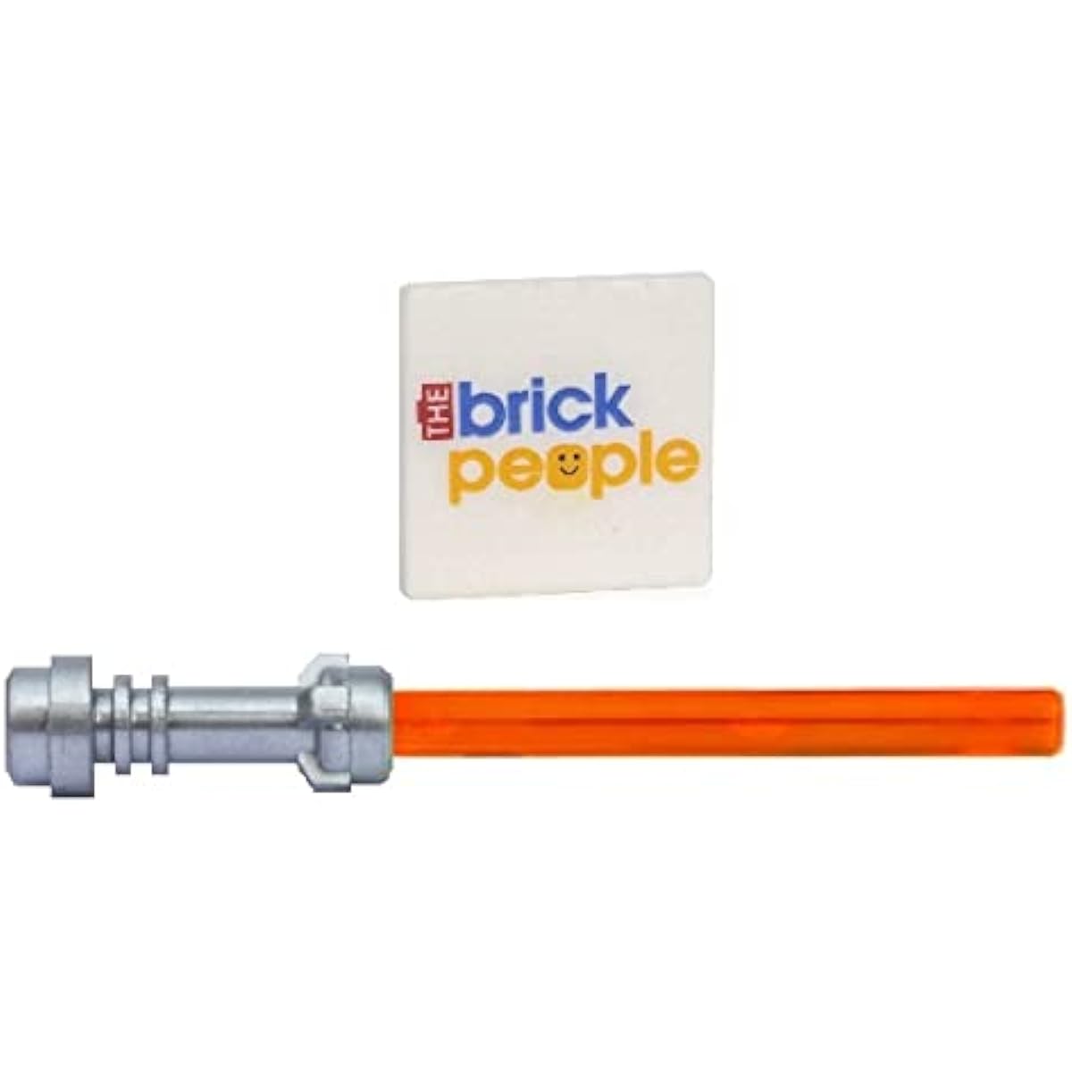 LEGO Accessories: Star Wars Replacement Orange Lightsaber (Trans Orange) - for Minifigures