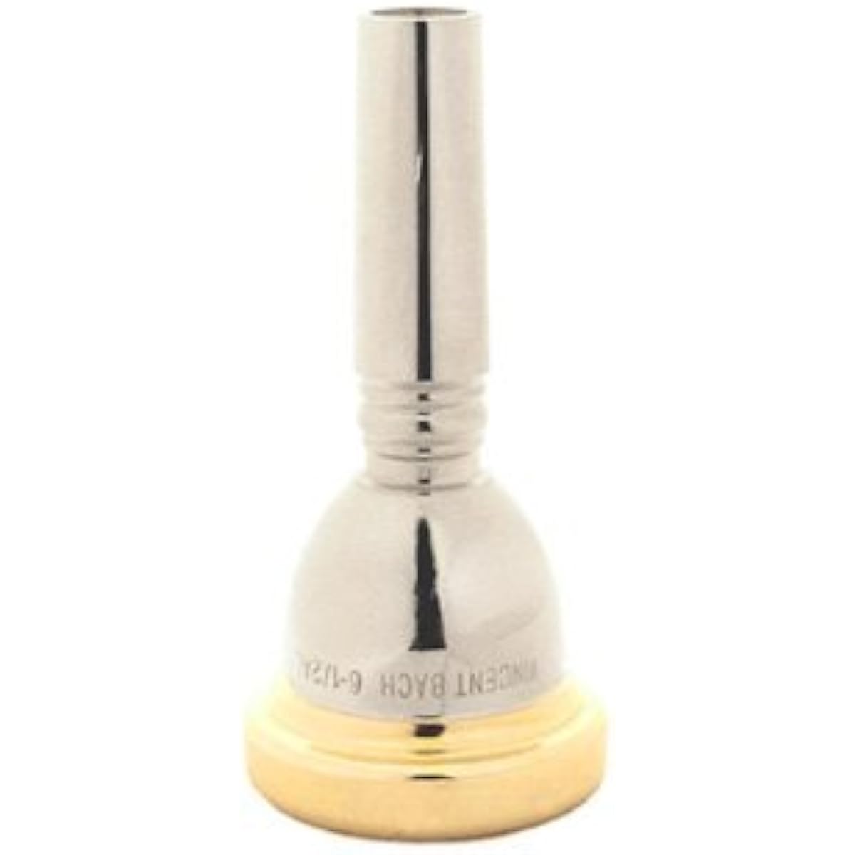 V.Bach Trombone Mouthpiece (Tube) Rim GP (Rim Gold Plated) (12C)