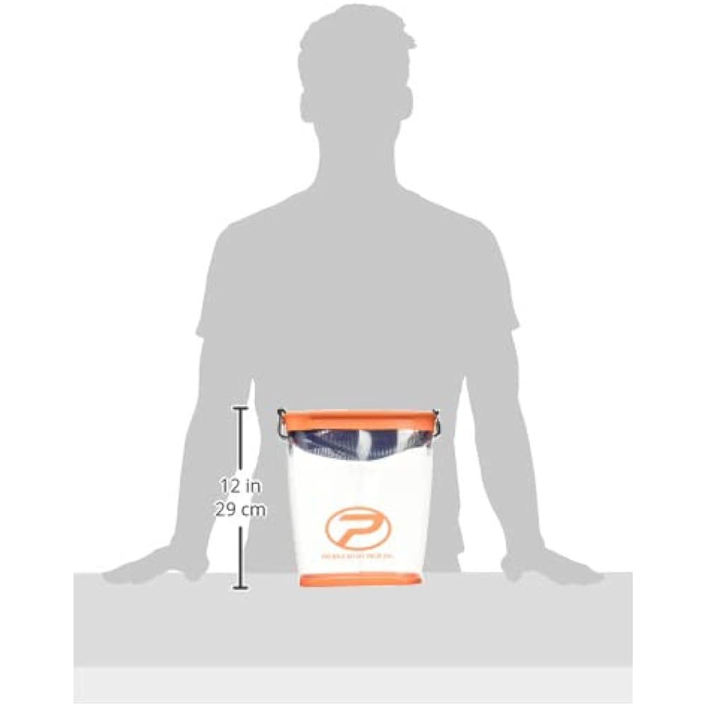 PROX Clear Utilized Square Bucket (With Rope Holder)