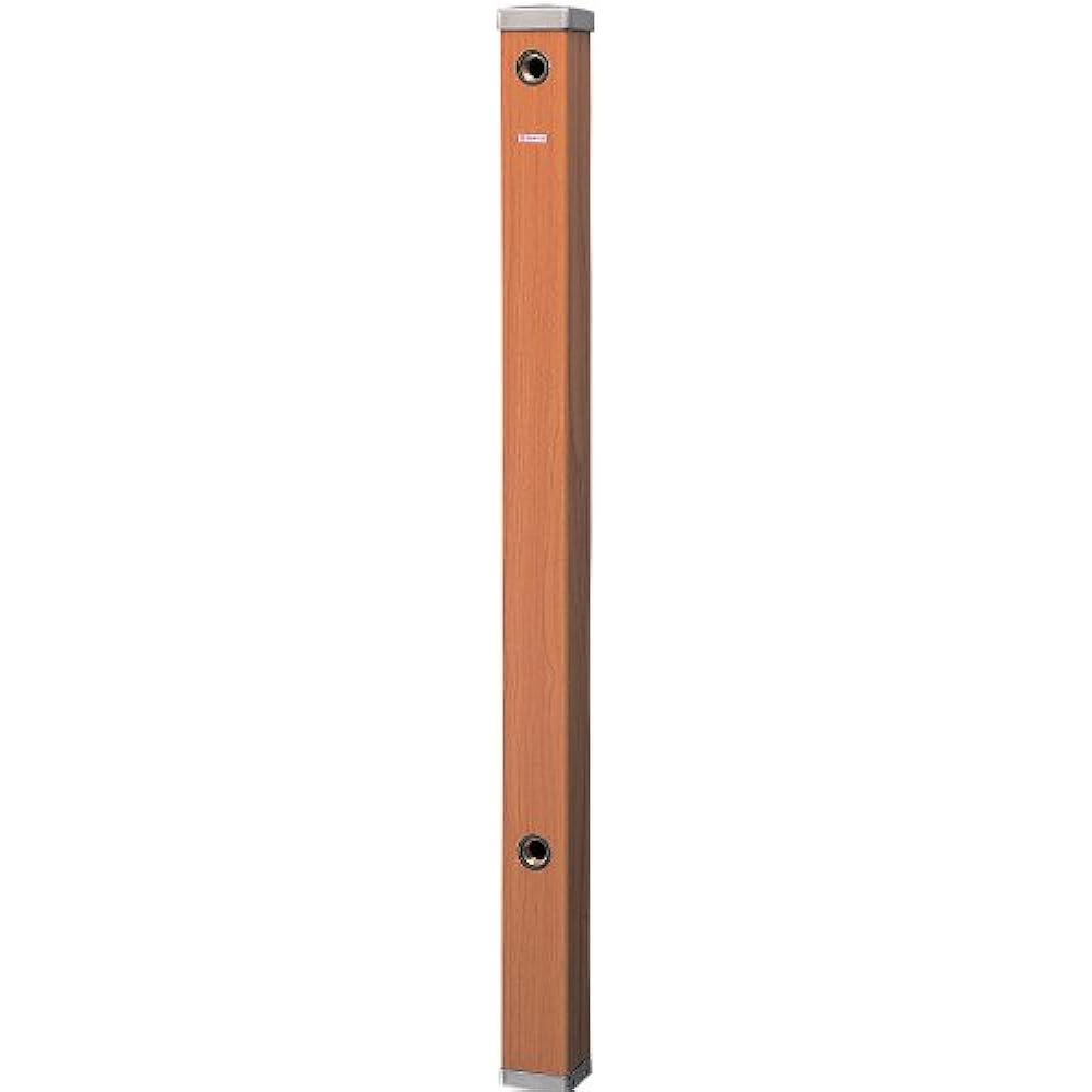 SANEI Wood Grain Faucet Pillar Wood Grain Light Brown (Full Surface)