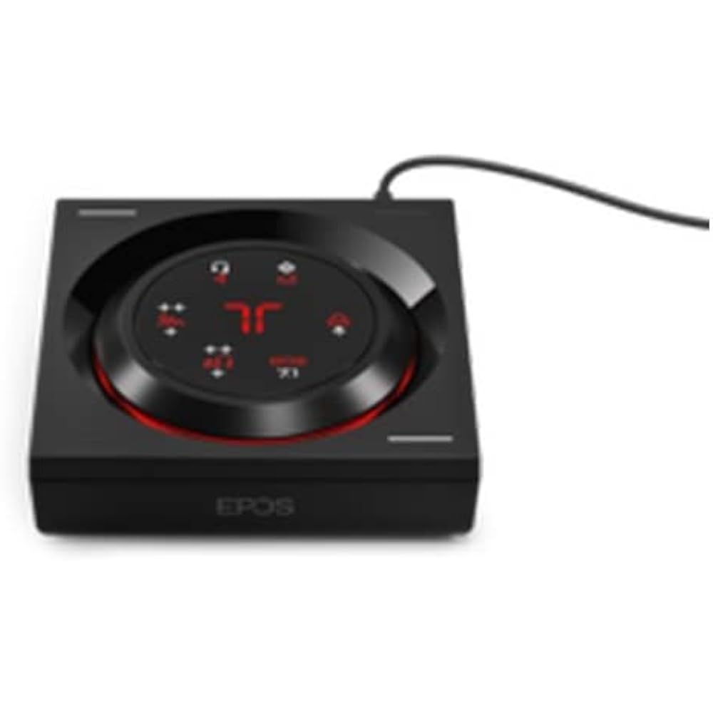 EPOS Gaming PC Audio Amplifier GSX 1000 2nd Edition [Domestic Genuine Product] 1001150