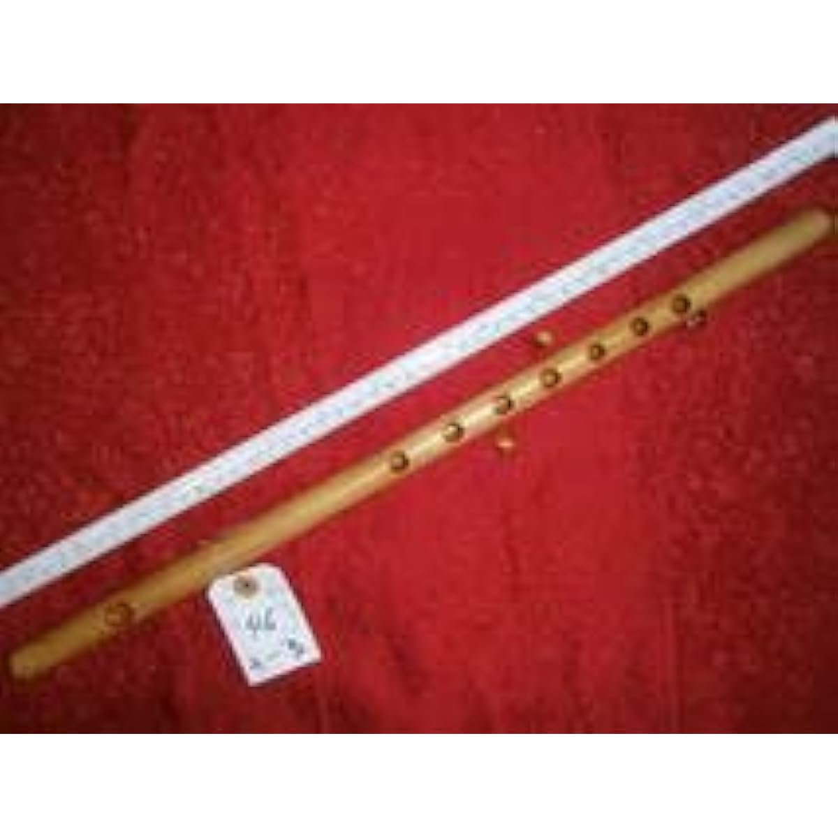 46 For beginners, burnt bamboo, transparent finish, classical style, seven holes, five tuning, made by Negishi Shinobue Workshop