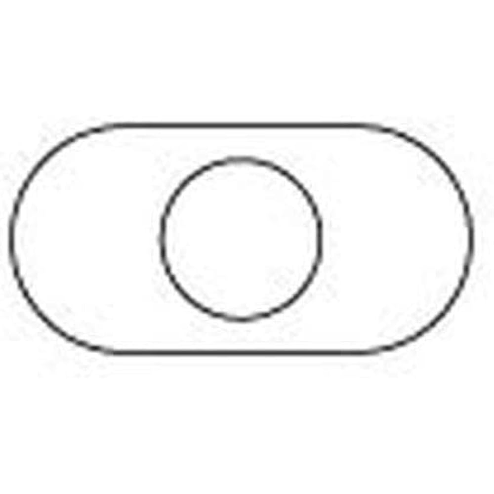 Panasonic Housing Equipment Plate for 1 White Set of 200 WCF8301W200