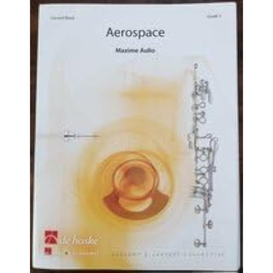 Wind orchestra score Maxime Aurio Aerospace Listenable score and part score set