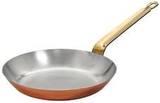 Marushin Doki Frying Pan Pure Copper 27cm Brass Handle