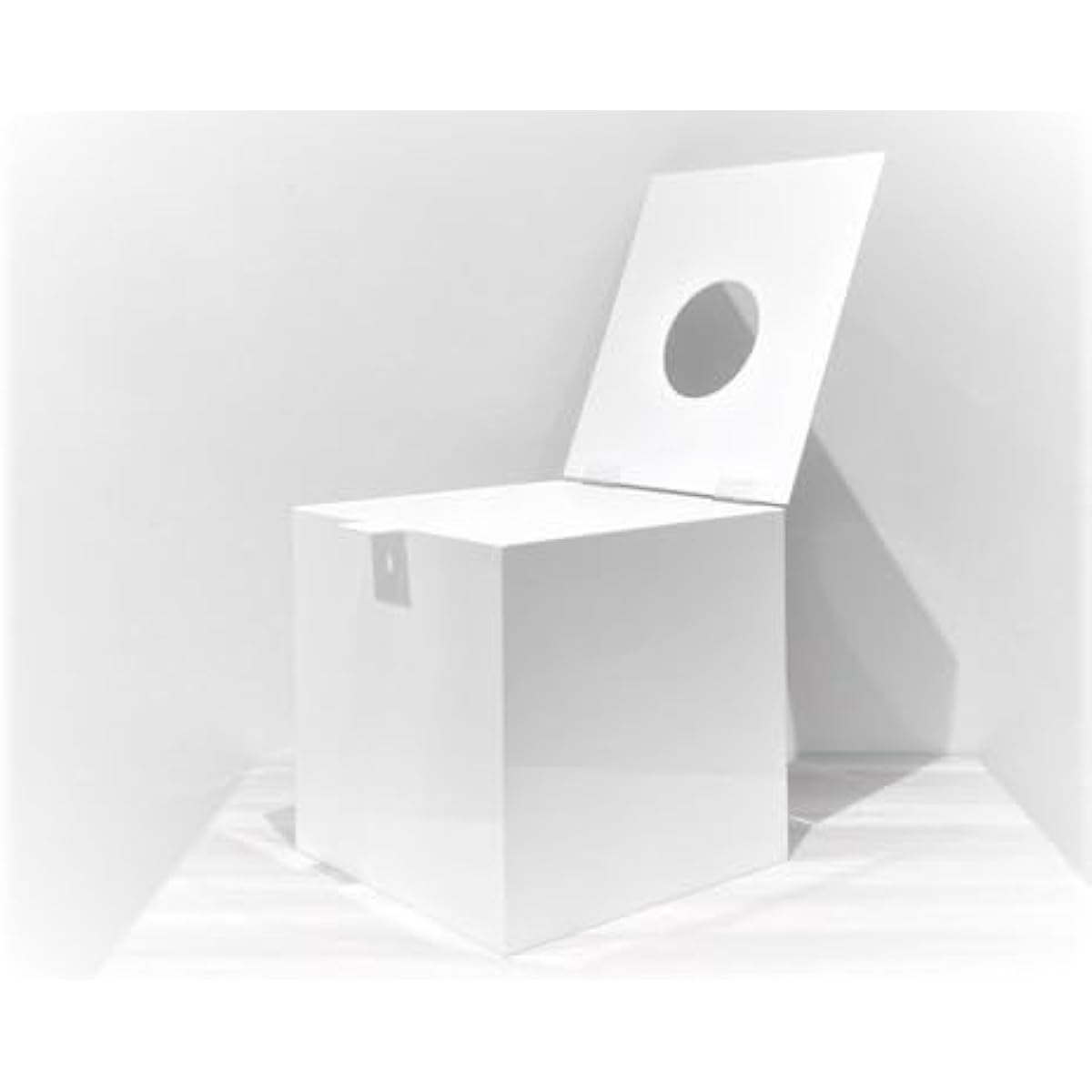 Acrylic lottery box, openable, transparent (W200×D230×H200)