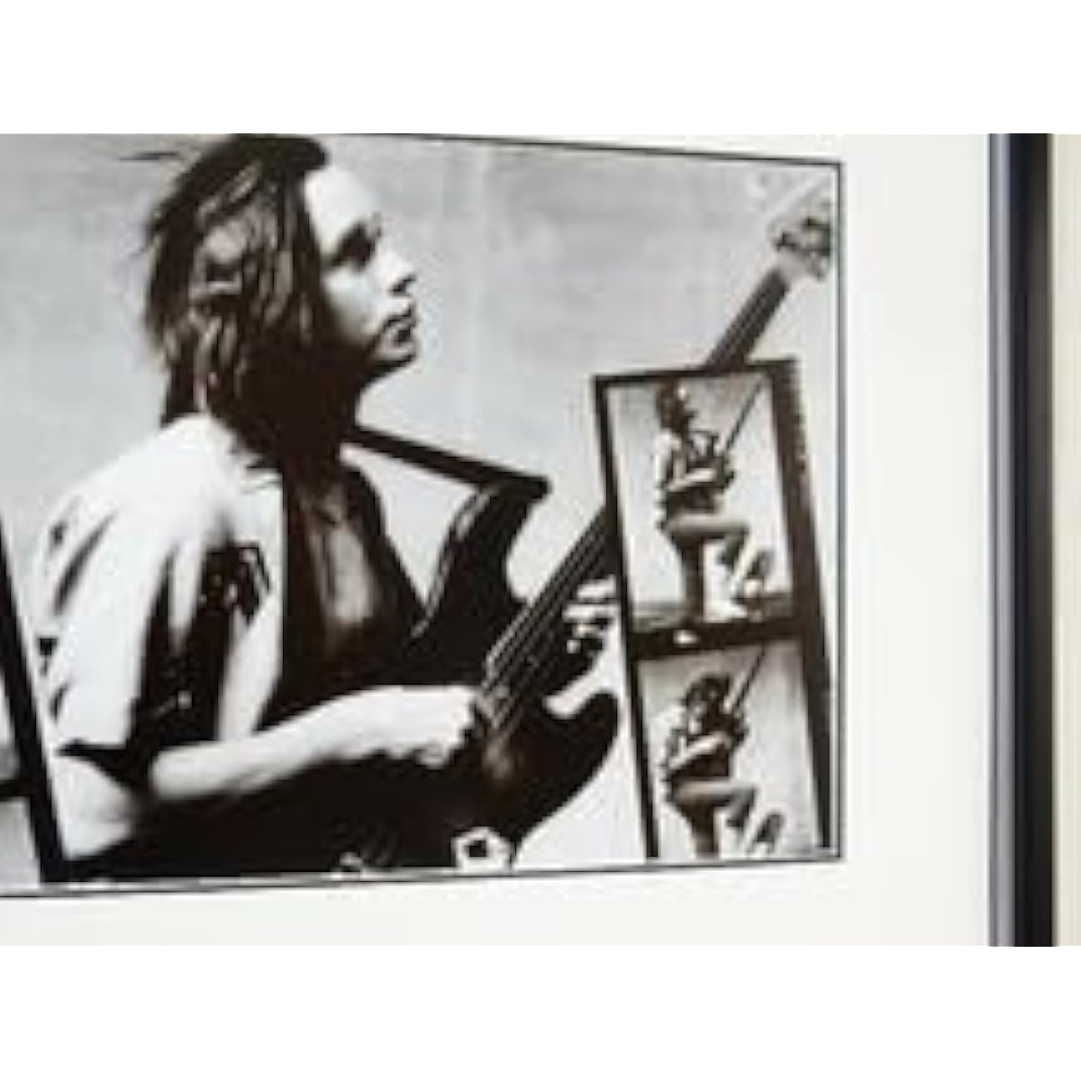 Jaco Pastorius/Artpic Framed/Jaco Pastorius/Jazz bass Master/Jaco/Framed Jaco Pastorius/Fender Jazz bass/Fretless