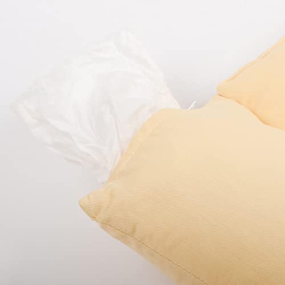 Living in Peace Pillow, Straight Neck Pillow, Neck Fit, Gently Supports the Head and Shoulders, Relieves Stiff Shoulders, Cervical Spine Support, Sleep Pillow, Comfortable Sleep Pillow, Back and Side, Soft Pipe, Firm, Height Adjustable, Washable, Comes w