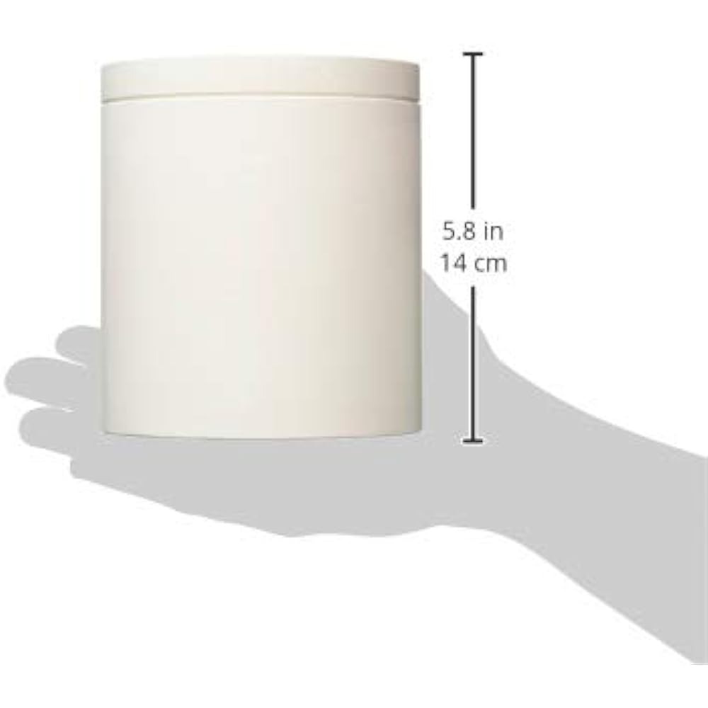 soil diatomaceous earth food container circle M white