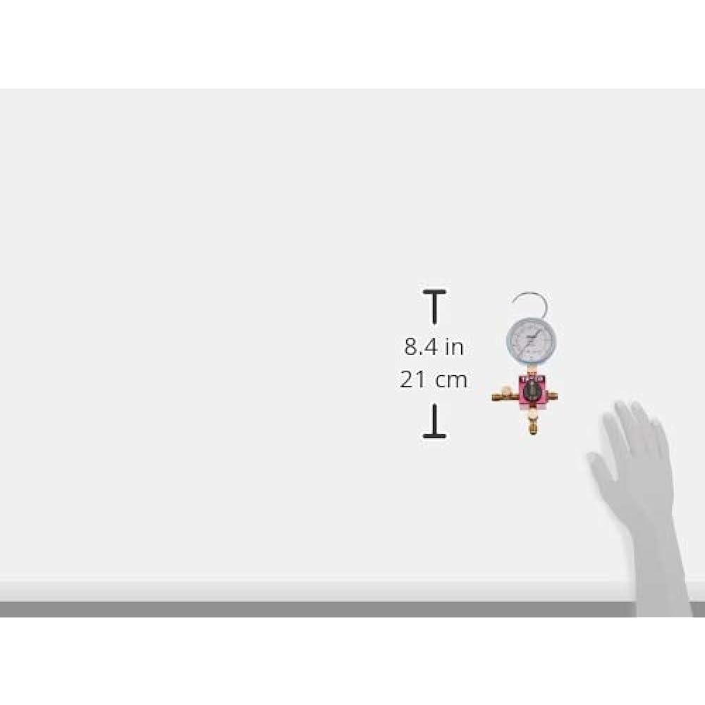 Ichinen TASCO TA123C-1 Ball Valve Type Single Gauge Manifold Kit