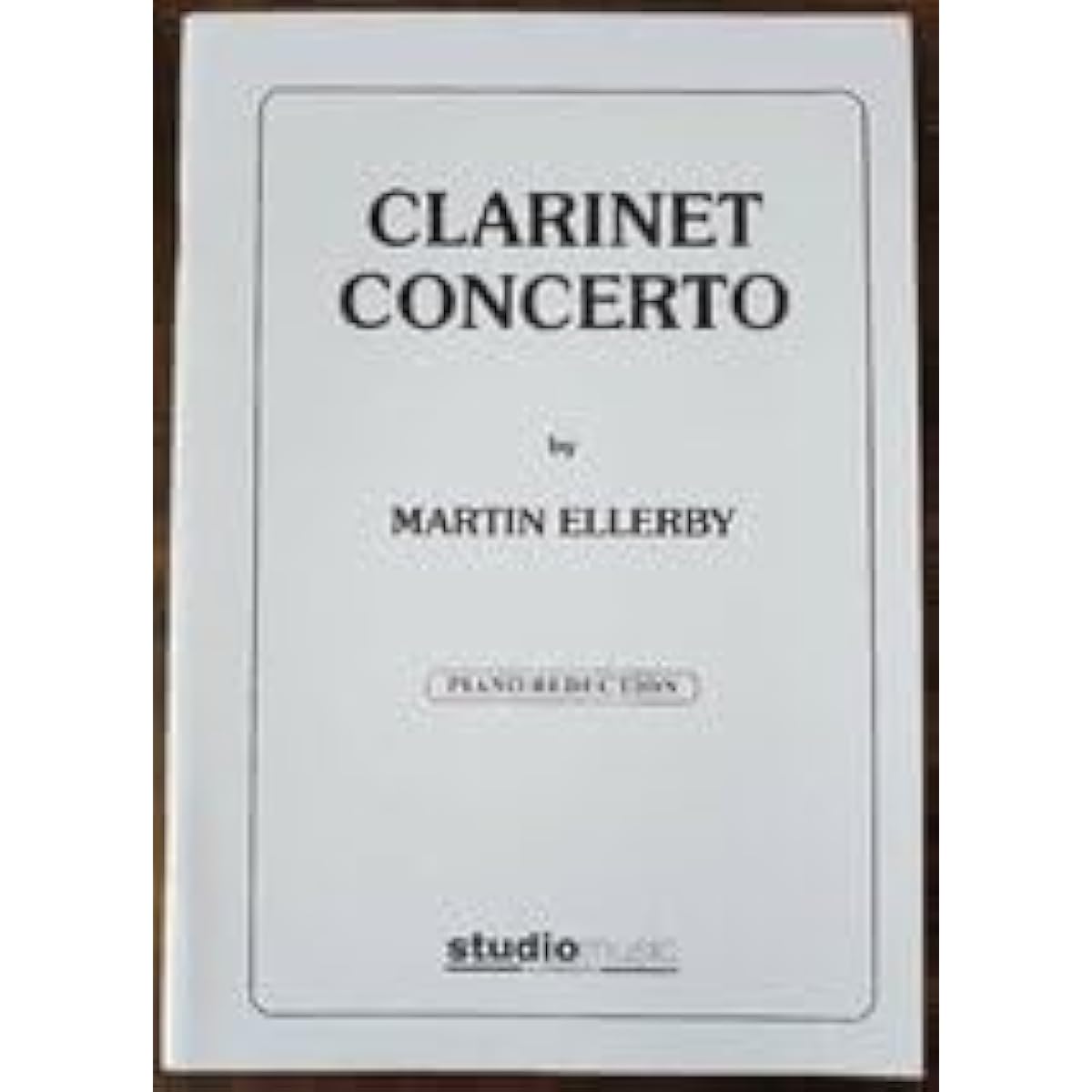 Clarinet sheet music Martin Elleby: Clarinet Concerto Listen now Solo Clarinet & Piano