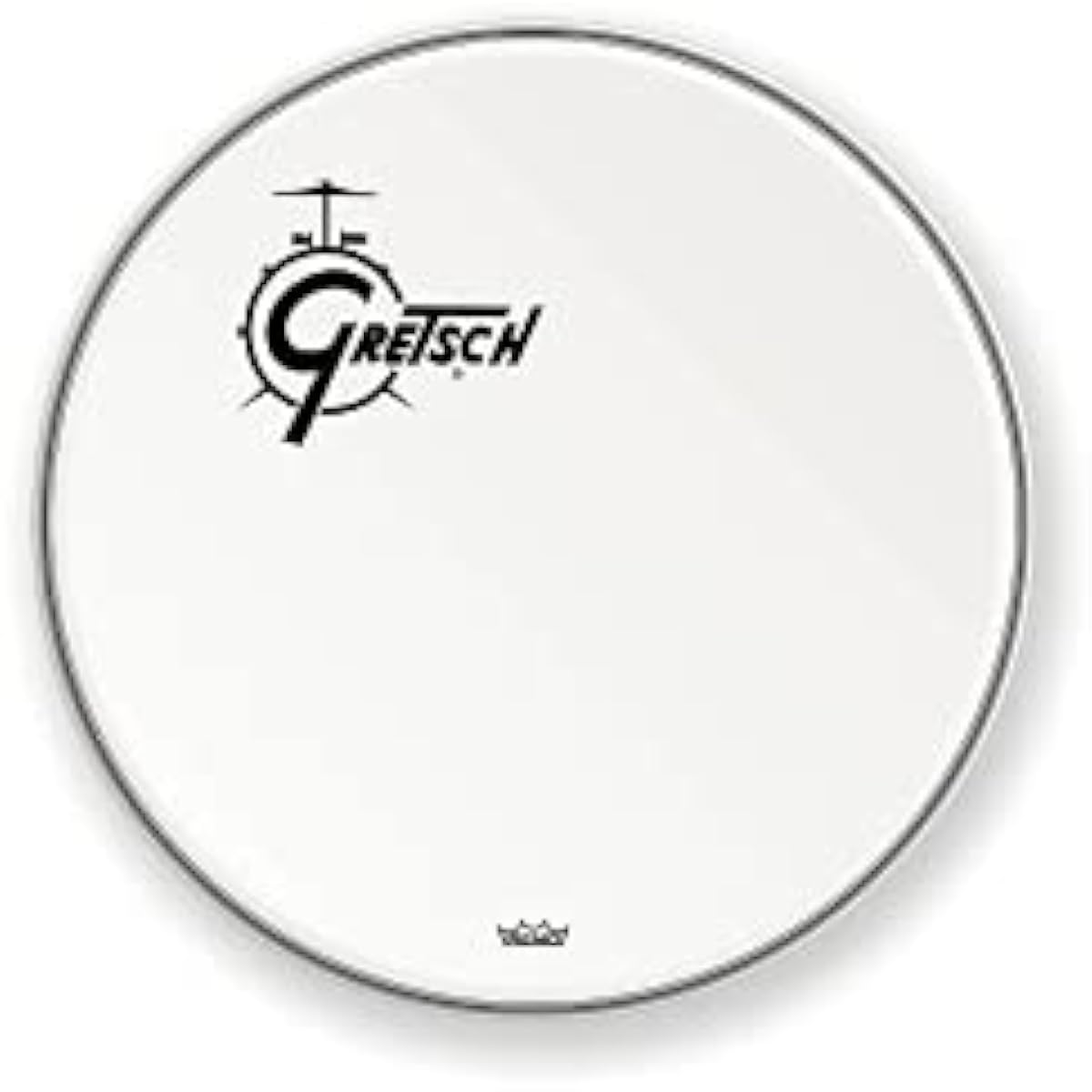 Gretsch Drums (Gretsch) GRDHCW22B/22" Single Ply Coated Bass with Broadkaster Logo Broadkaster Logo Bass Drum Head (22 inches)
