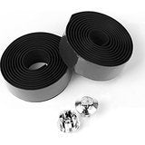 [YuHaru] Bullhorn handle drop type 410mm 25.4φ bar tape (black) 3 x 200cm [Original set product]