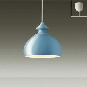DAIKO LED Small Pendant Light with Lamp, LED Bulb 4.2W (E17), Light Bulb Color, 2700K, Hanging Ceiling Mounted Type, Blue DPN-38894Y