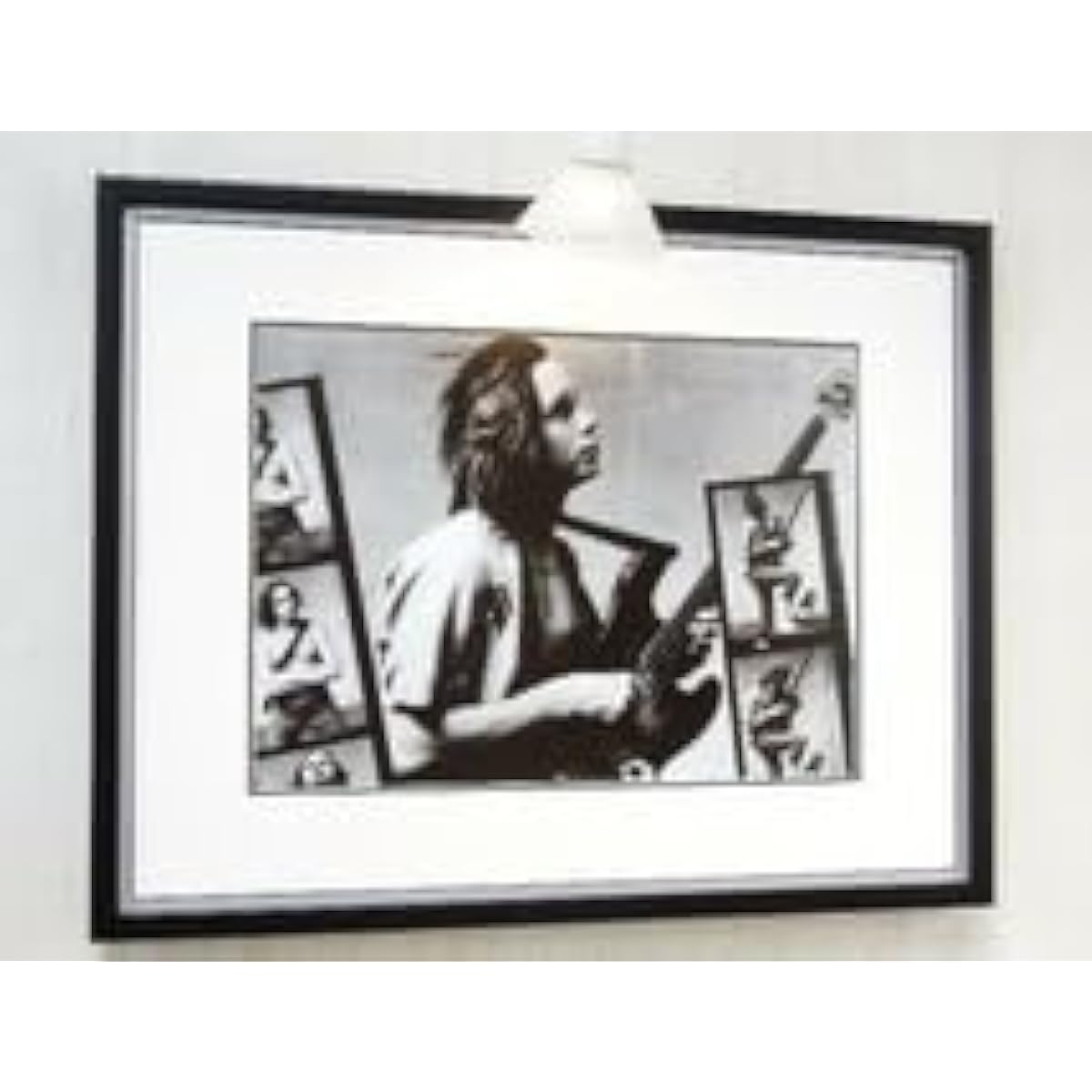 Jaco Pastorius/Artpic Framed/Jaco Pastorius/Jazz bass Master/Jaco/Framed Jaco Pastorius/Fender Jazz bass/Fretless