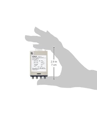 OMRON Electronic Thermo Plug-in Type ON/OFF Operation Relay 45 x 35mm E5L-A 100-200