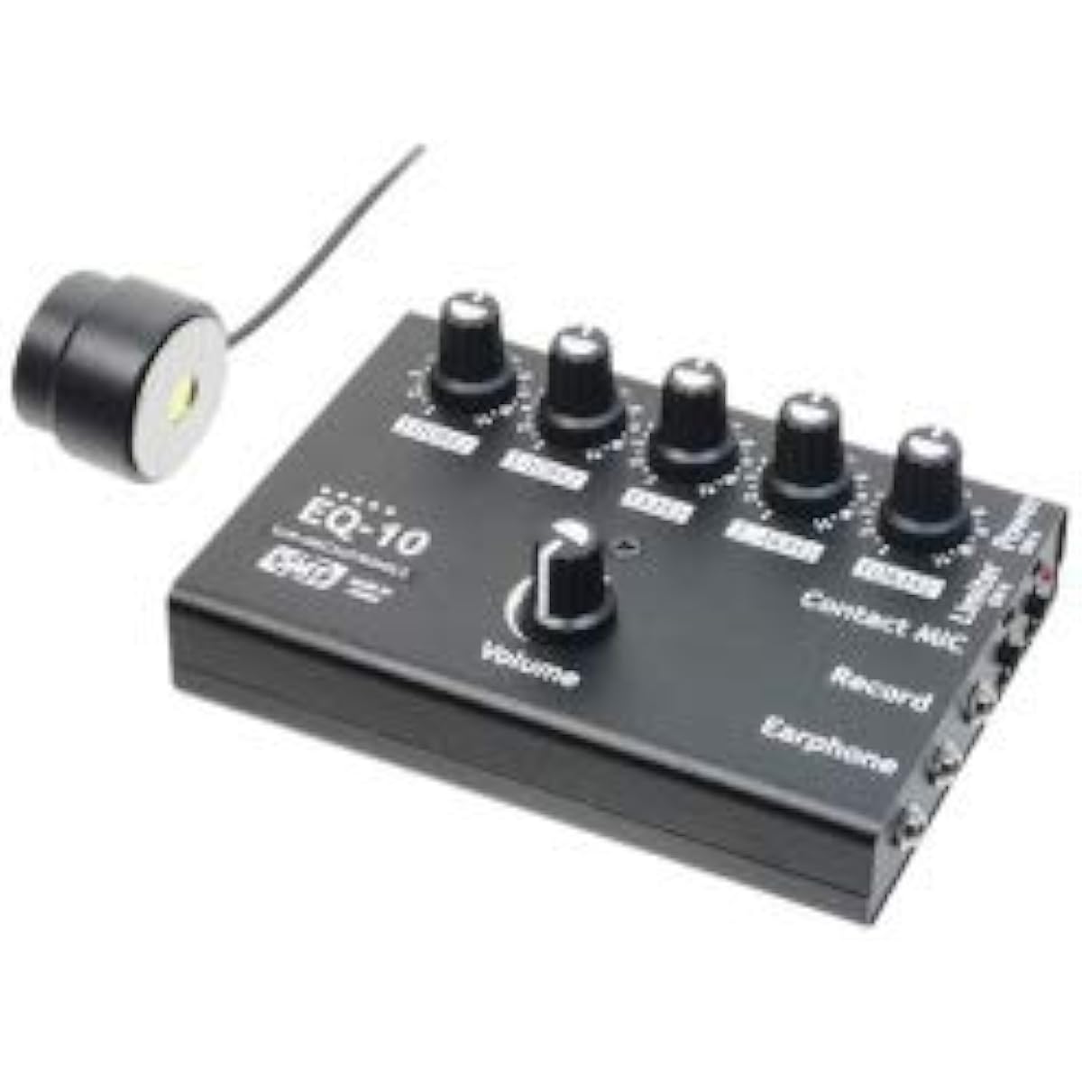 Pick up the desired sound with the built-in equalizer! Flat concrete microphone EQ-10