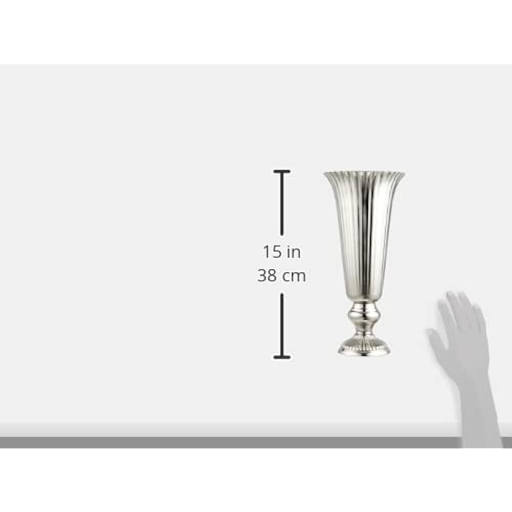 Clay planter aluminum Plata 17φ36H SILVER 570-513-700