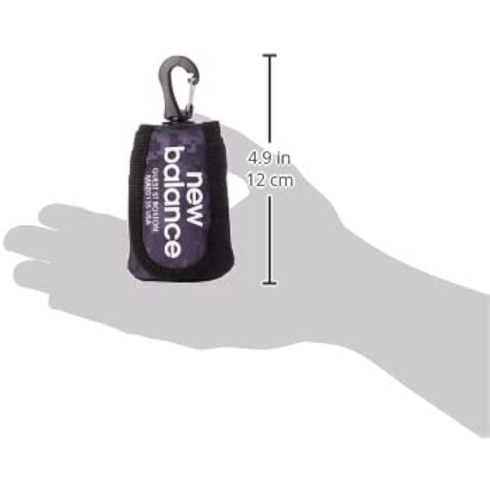 [New Balance] Ball holder (carabiner hook, can hold 2 balls) [Multi-pattern print] / Golf accessory case / 012-2184010 122_Navy