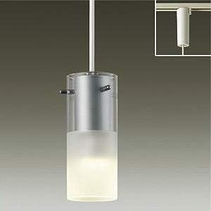 DAIKO LED Small Pendant Light with Lamp, LED Bulb 4.2W (E17), Bulb Color, 2700K, For Duct Installation, Silver DPN-37502