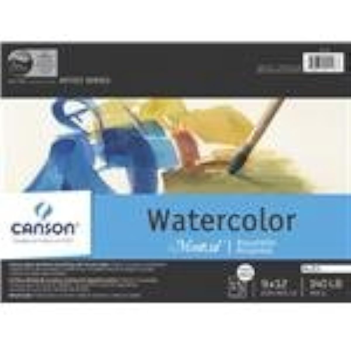 Canson Montval Watercolor Paper 4 in. x 6 in. block of 15 by Canson