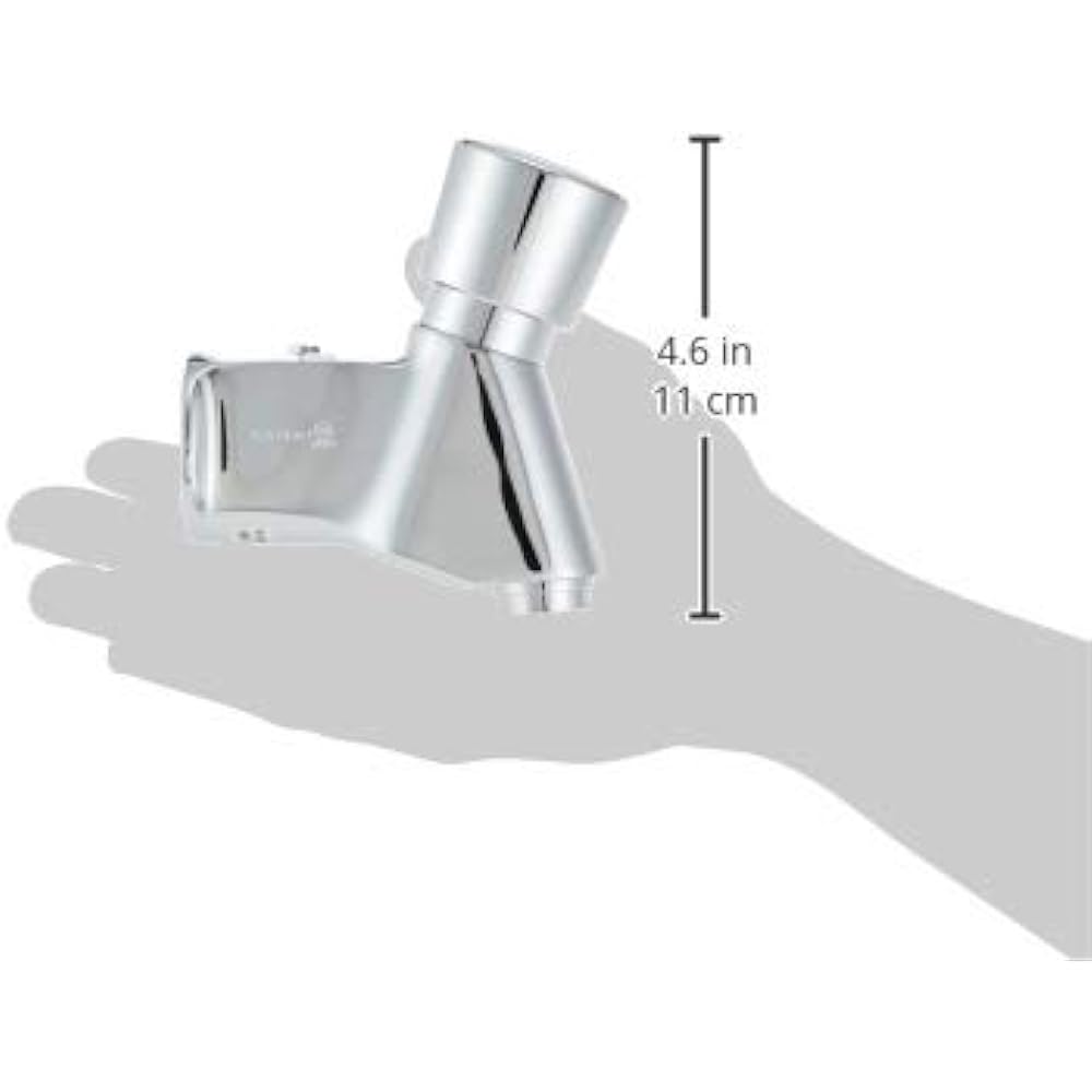 SANEI self-closing horizontal faucet push type automatic water shutoff after a certain period of time Y196C-13