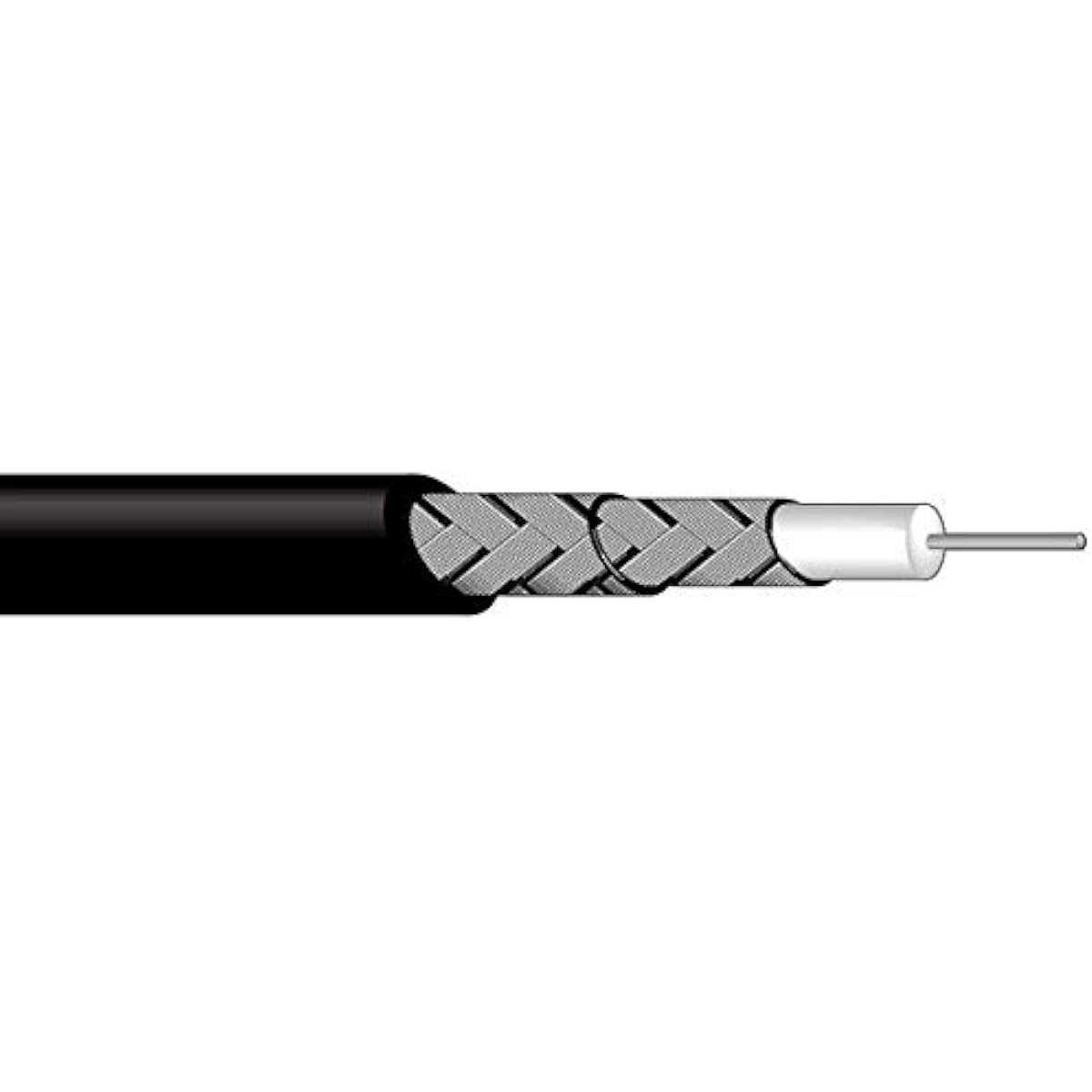 CANARE 75Ω coaxial cable L-5CFW100 BLACK