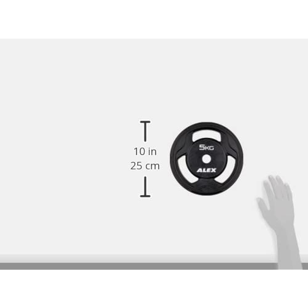 ALEX BPR Rubber Plate [Hole Diameter 28mm] Black