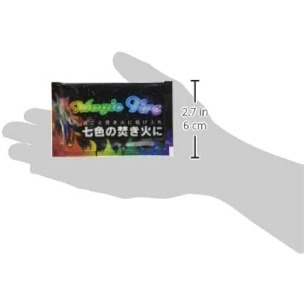 [Bulk purchase] [Single item] BUNDOK Magic Fire <50 pieces / 10 pieces / 5 pieces / 1 piece> BD-362 Bonfire Flame Rainbow