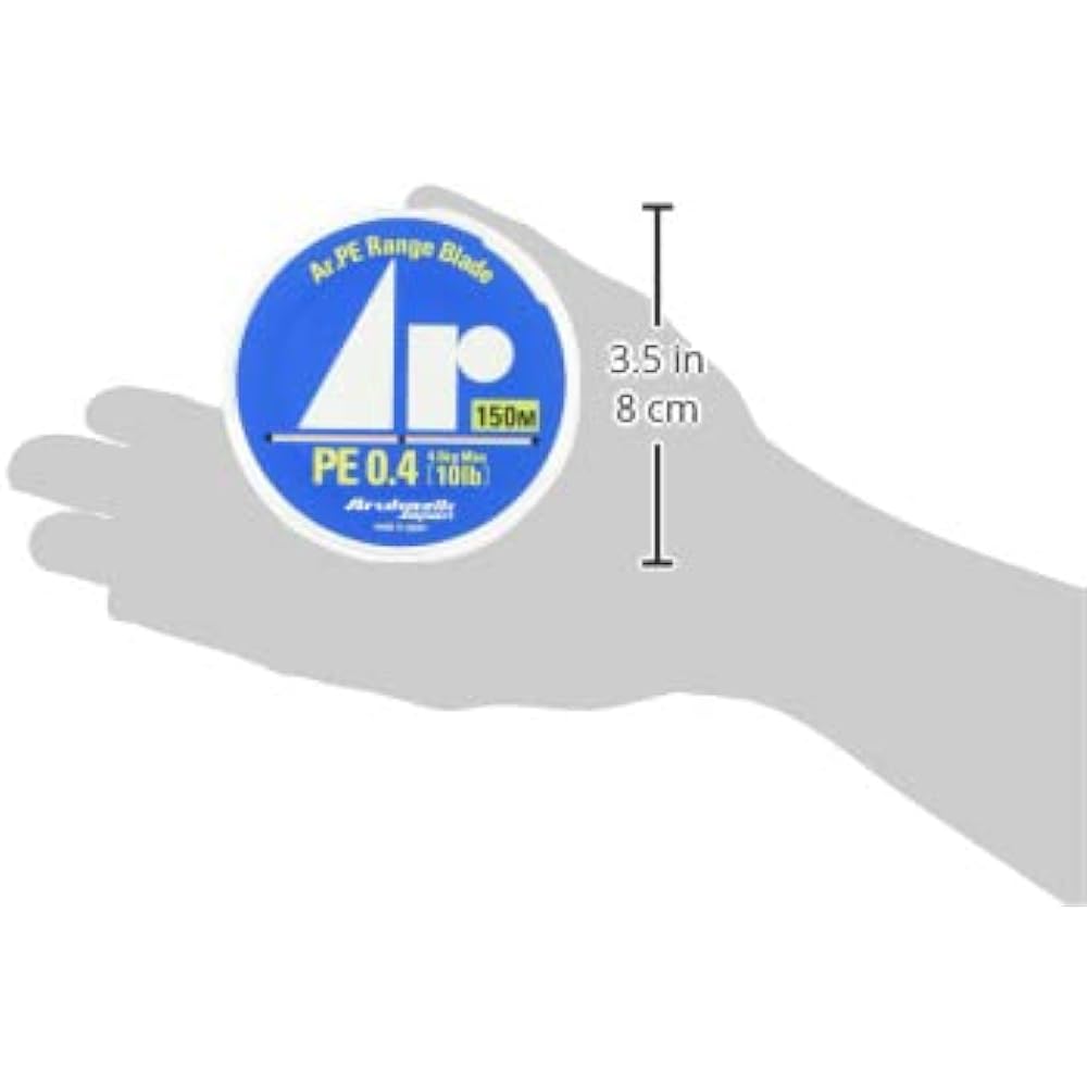 Arukazik Japan PE Line Ar.PE Range Blade 150m No. 0.4 4.5kg 3 Color Marking 28706 [Parallel Import]