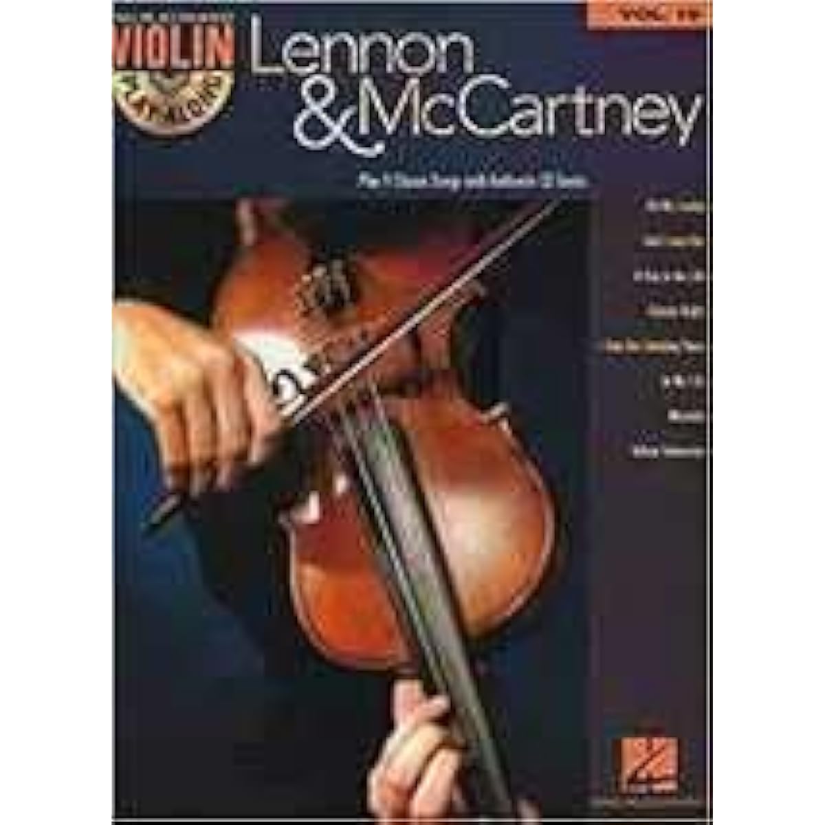 Violin sheet music (with CD) along play