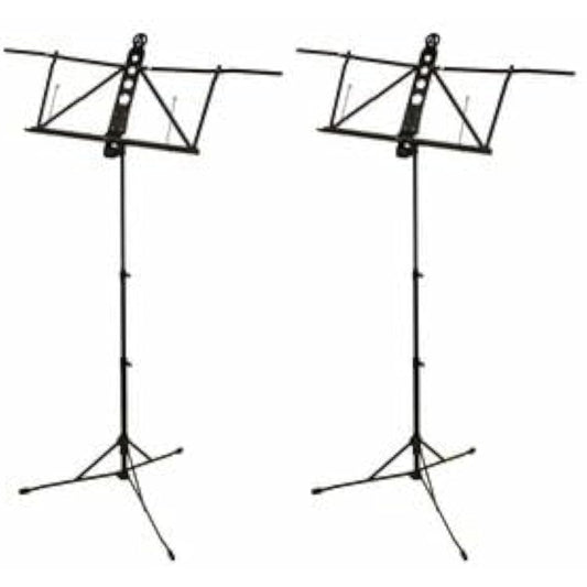 ARIA AMS-100 x 2 (Aria aluminum music stand with pouch)