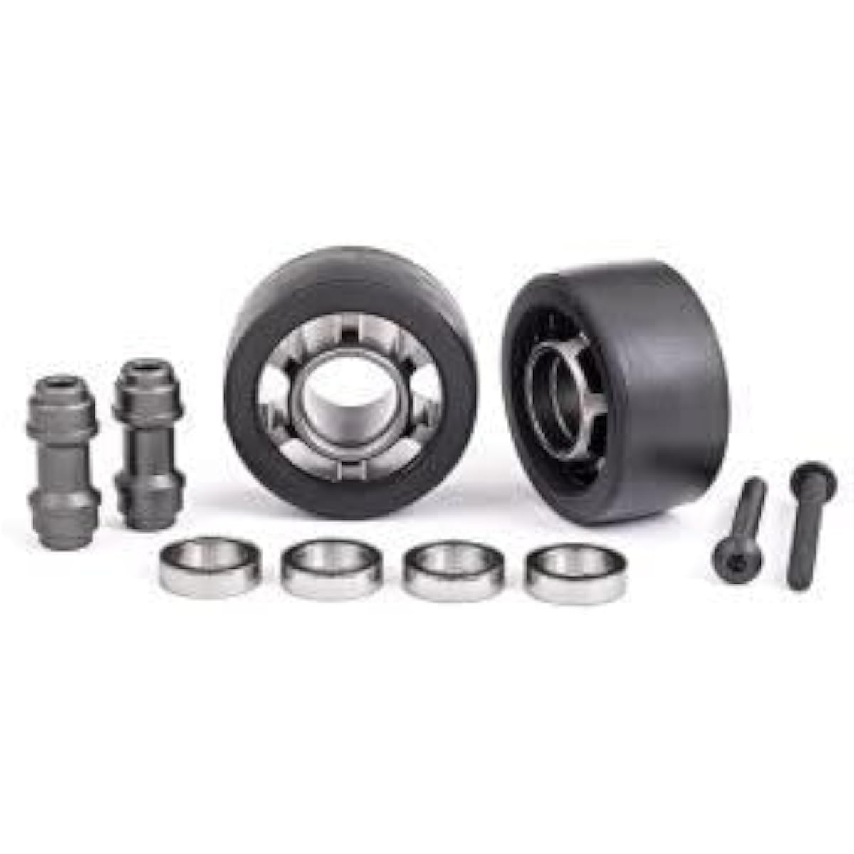 Traxxas X-Maxx/XRT Wheelie Bar Wheels Dark Titanium TRA7775A