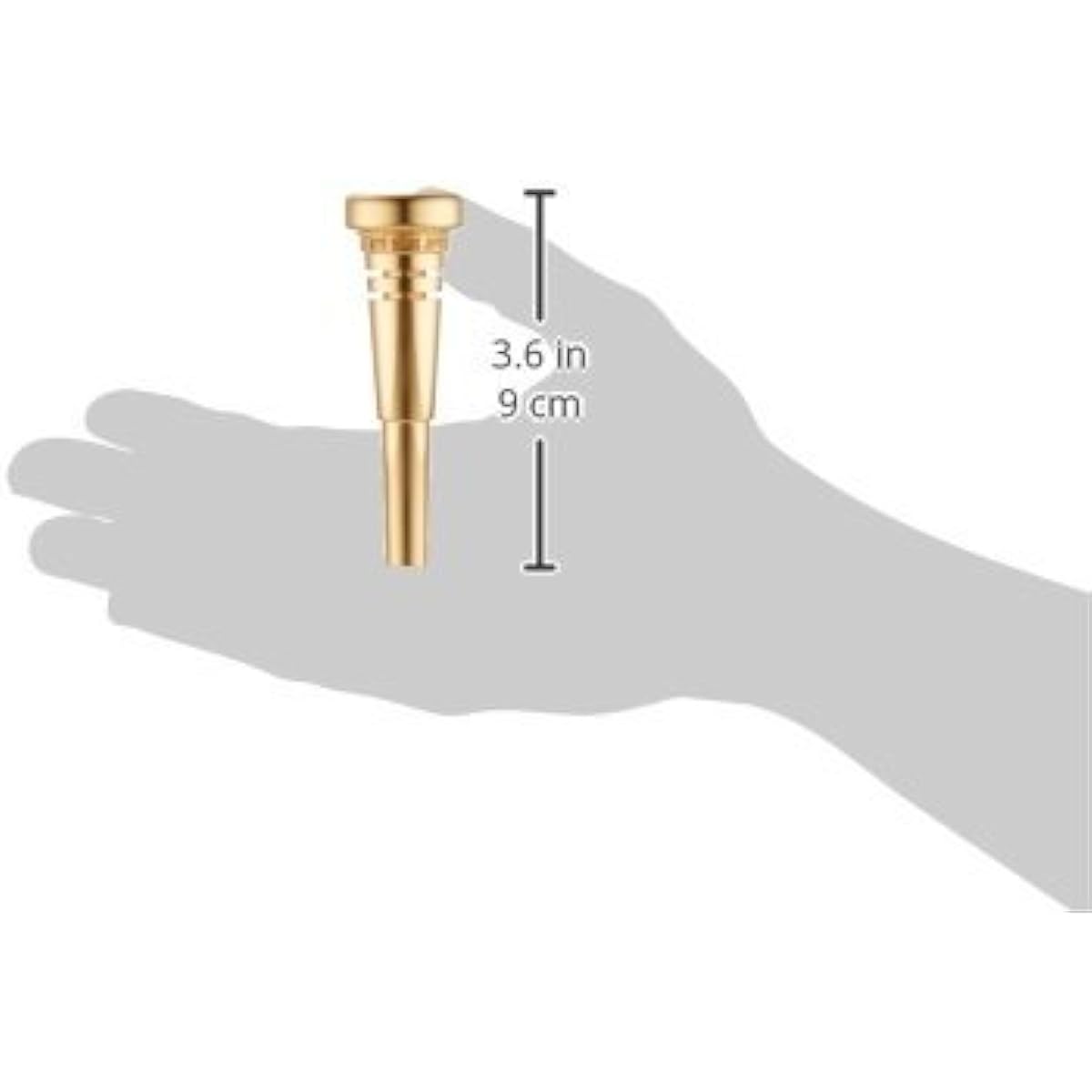 Best Brass Trumpet Mouthpiece 3C Gold Plated Finish