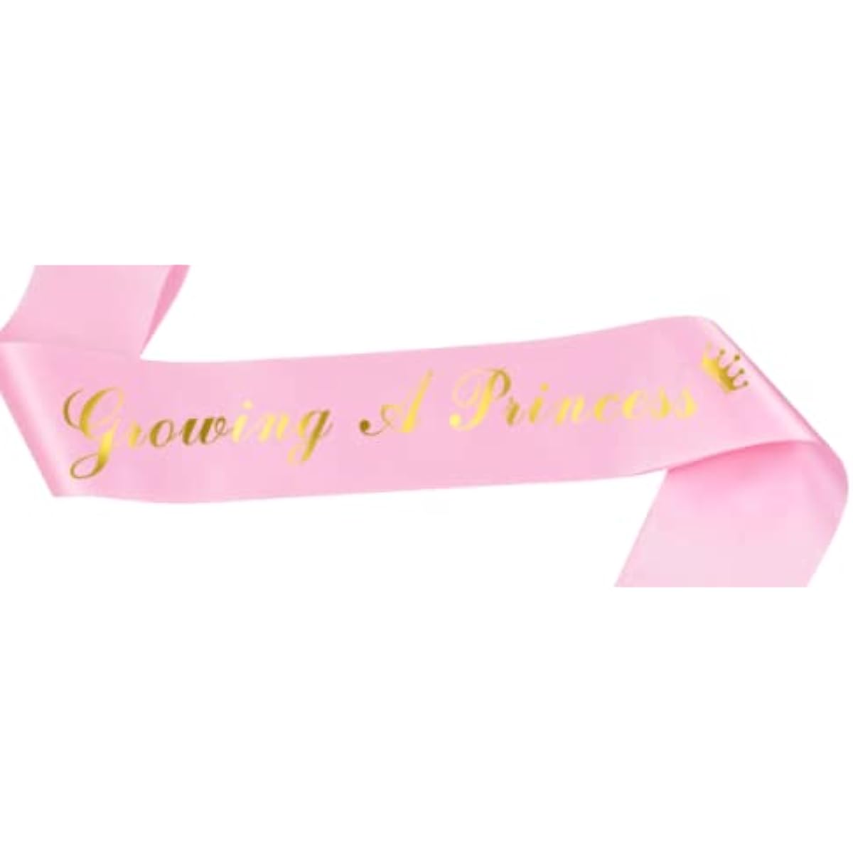 CoolerthingssDG, "Growing A Princess" Baby Shower Pink Sash Daddy To Be Tin Badge Pin Kit Baby Shower Party Gender Reception Gift Welcome Baby (Pink)