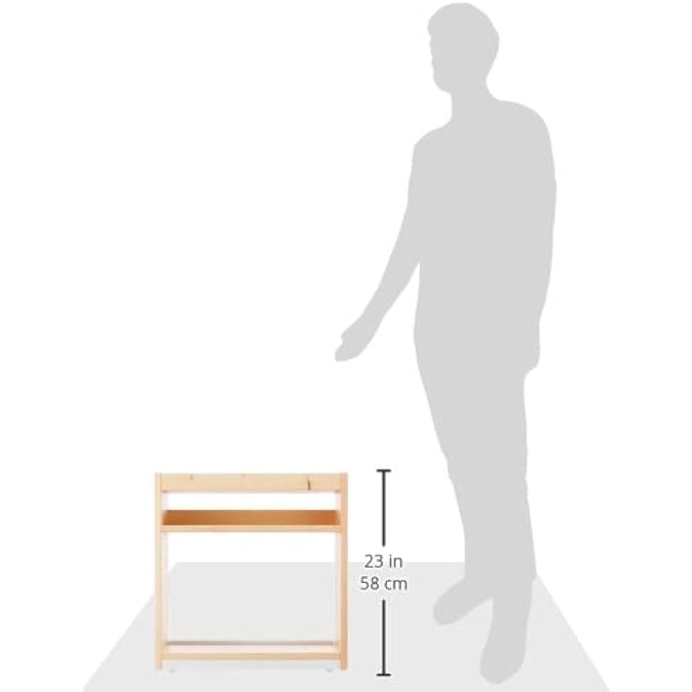 MUJI pine wood desk wagon width 24 x depth 55 x height 57.5cm 12058465