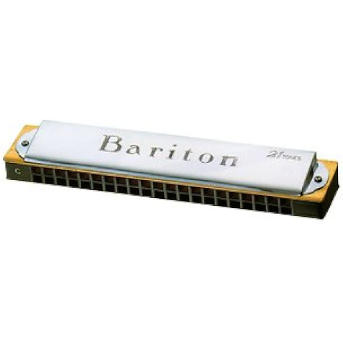 [TOMBO] Polyphonic Harmonica 1821 (21 holes) [Baritone Harmonica] C# (C sharp major)