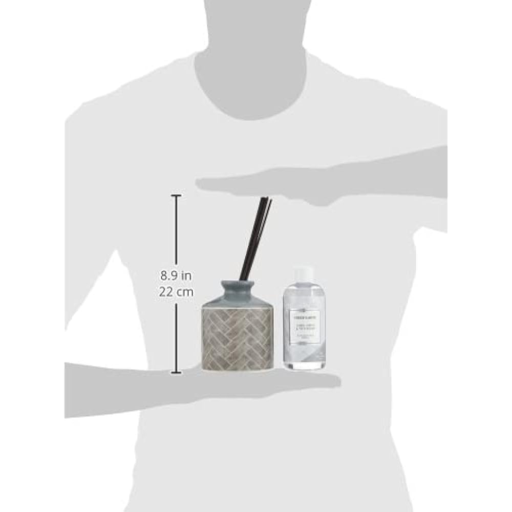 WAX LYRICAL FIRED EARTH Ceramic Diffuser 200ml Earl Gray & Vetiver