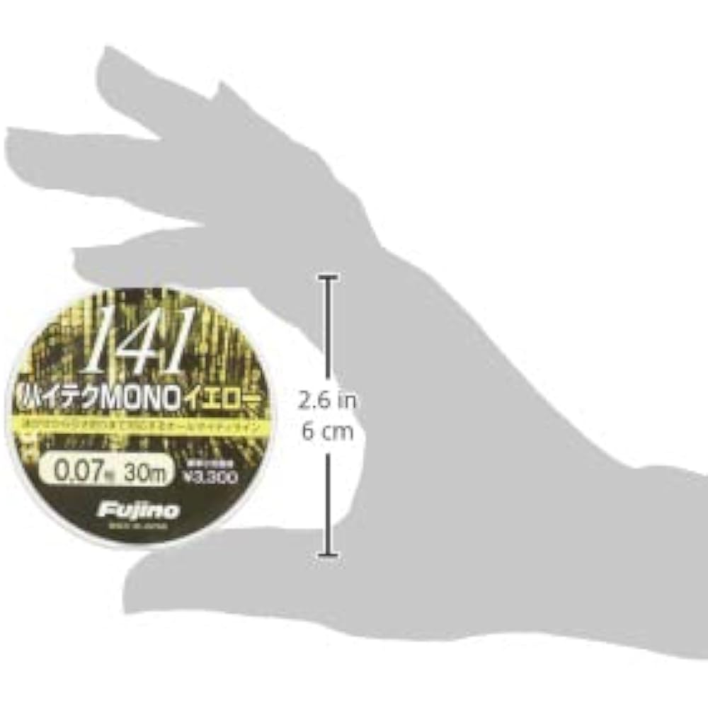 Fujino 141 High-Tech Underwater Thread MONO Yellow 30m 0.07