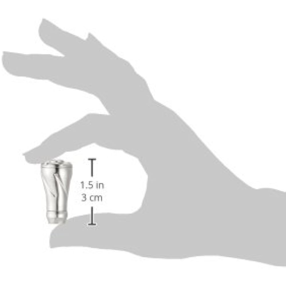 LIVRE Reel Knob (Forte) 2 pieces (Silver + Titanium C)