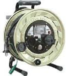 HATAYA Metasen (Metal Detector) Box 5m Metal Sensor Reel Cord Reel Cord 15A 100V Thickness 2.0㎟ 2 Outlets for Home Use, Factory Use, Construction Sites MB-5