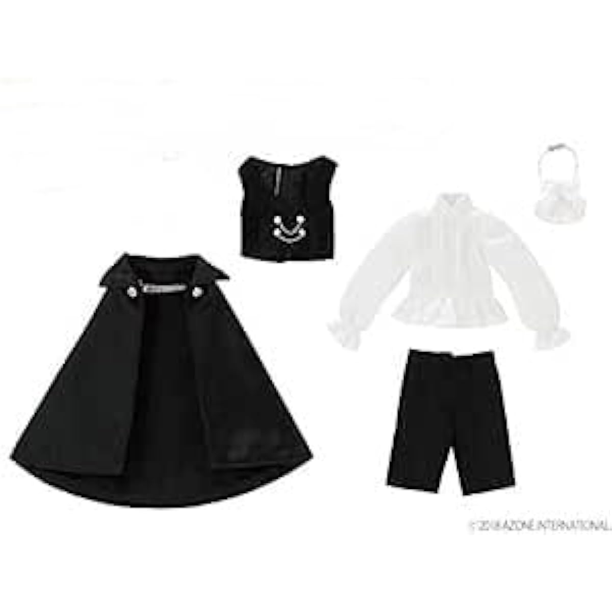 Pureneemo PNS Boy Viscount Dracula Set Black x Black (for dolls)