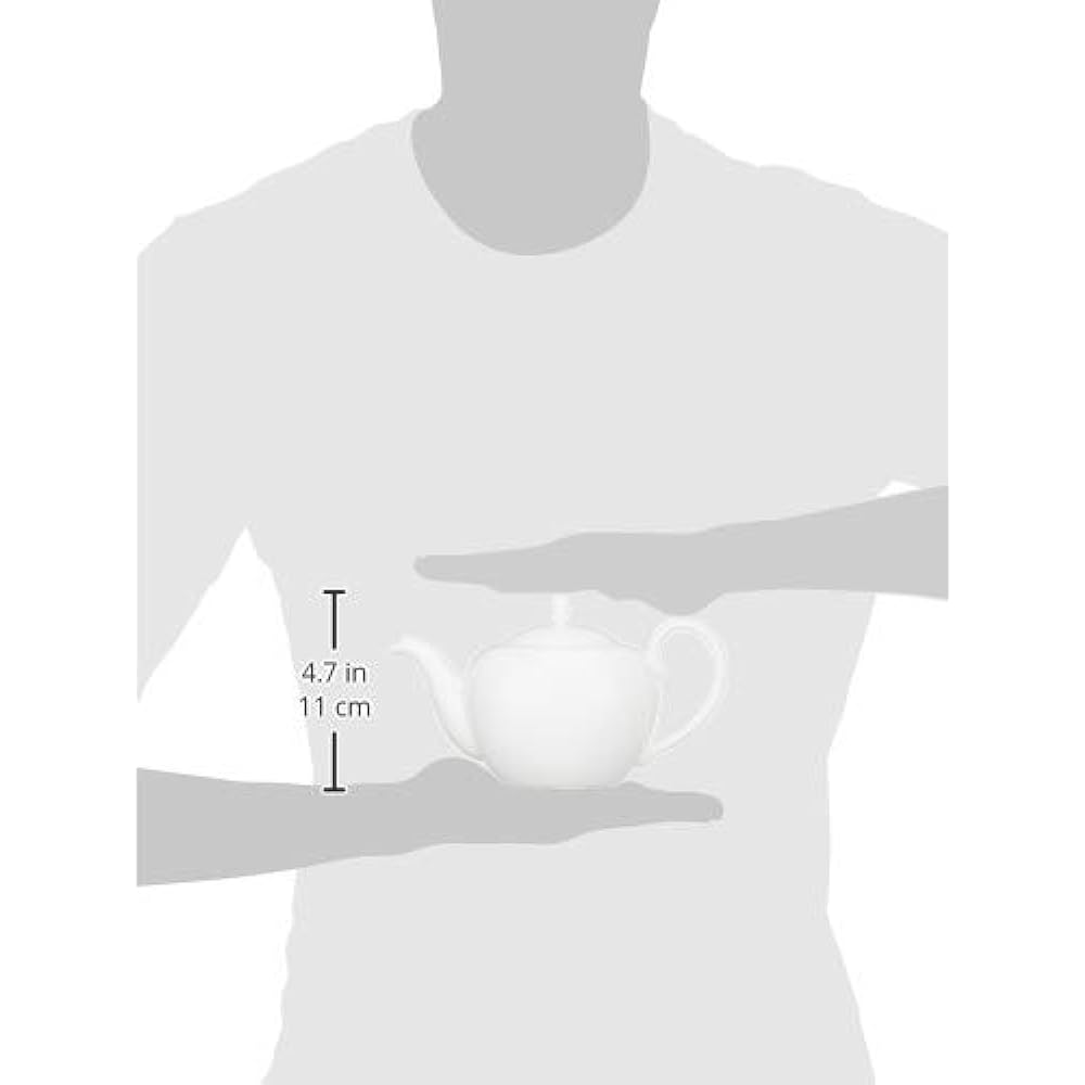 Noritake Teapot 520cc Ensemble White Dishwasher Safe 1 Piece Bone China T50523A/9640