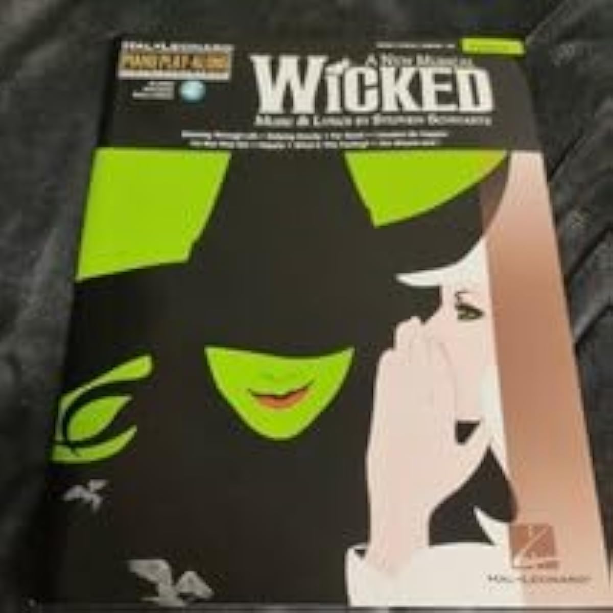 Musical Wicked Piano Score (with Web Audio) Guitar Chords Imported Sheet Music Easy Payment Waterproof Packaging Shipping