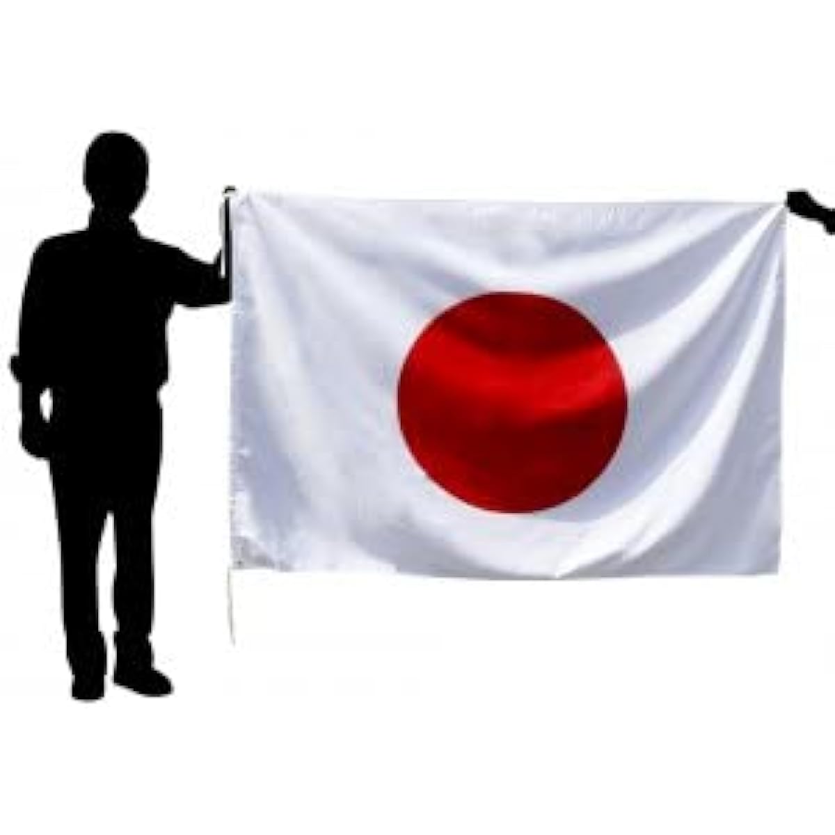 Japanese Flag, Hinomaru, Recycled PET Fiber, 120 x 180 cm, Eco Mark Certified, Green Purchasing Law Compliant, SDGs, Made in Japan