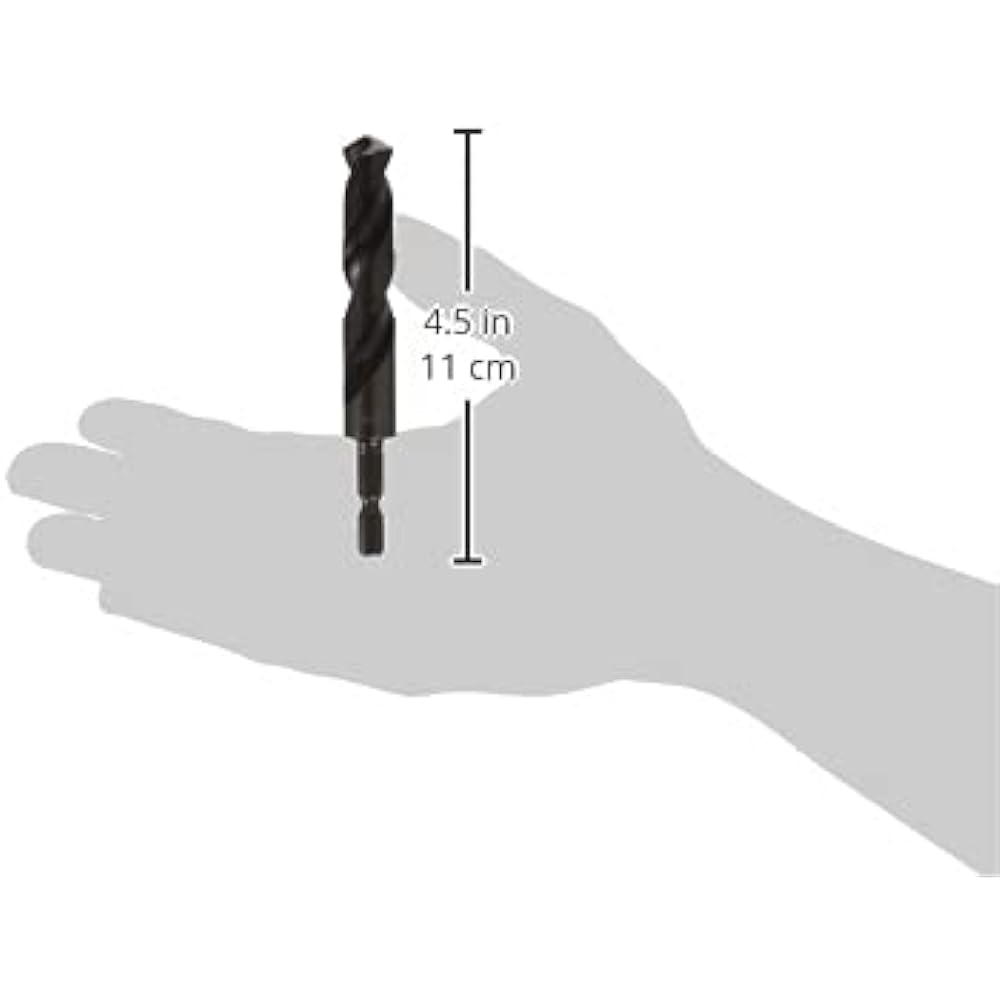 Light Seiki Super Hexagonal Shaft Ironwork Drill 14.0mm (Metal/Metalwork)